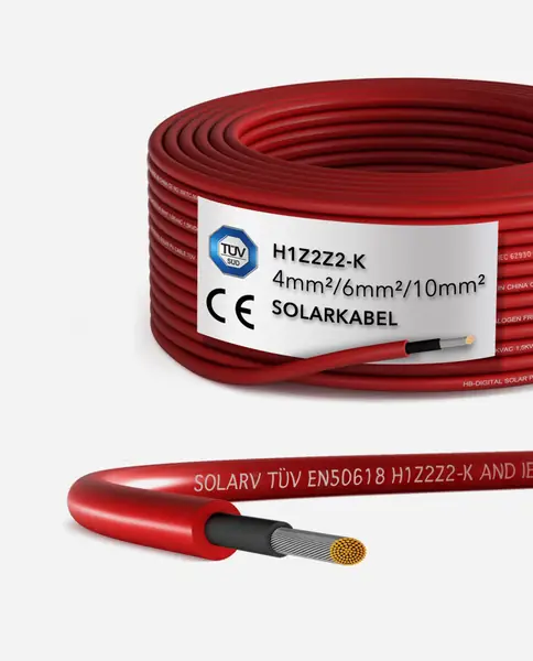 10mm DC solar cable