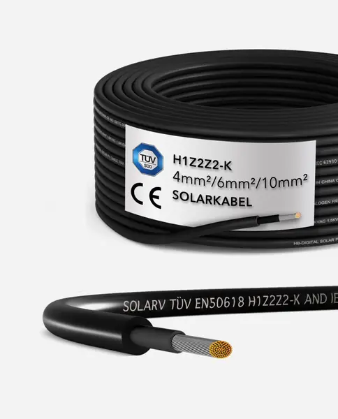 6mm DC solar cable