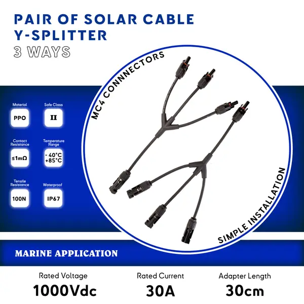 MC4 3-way branch connector